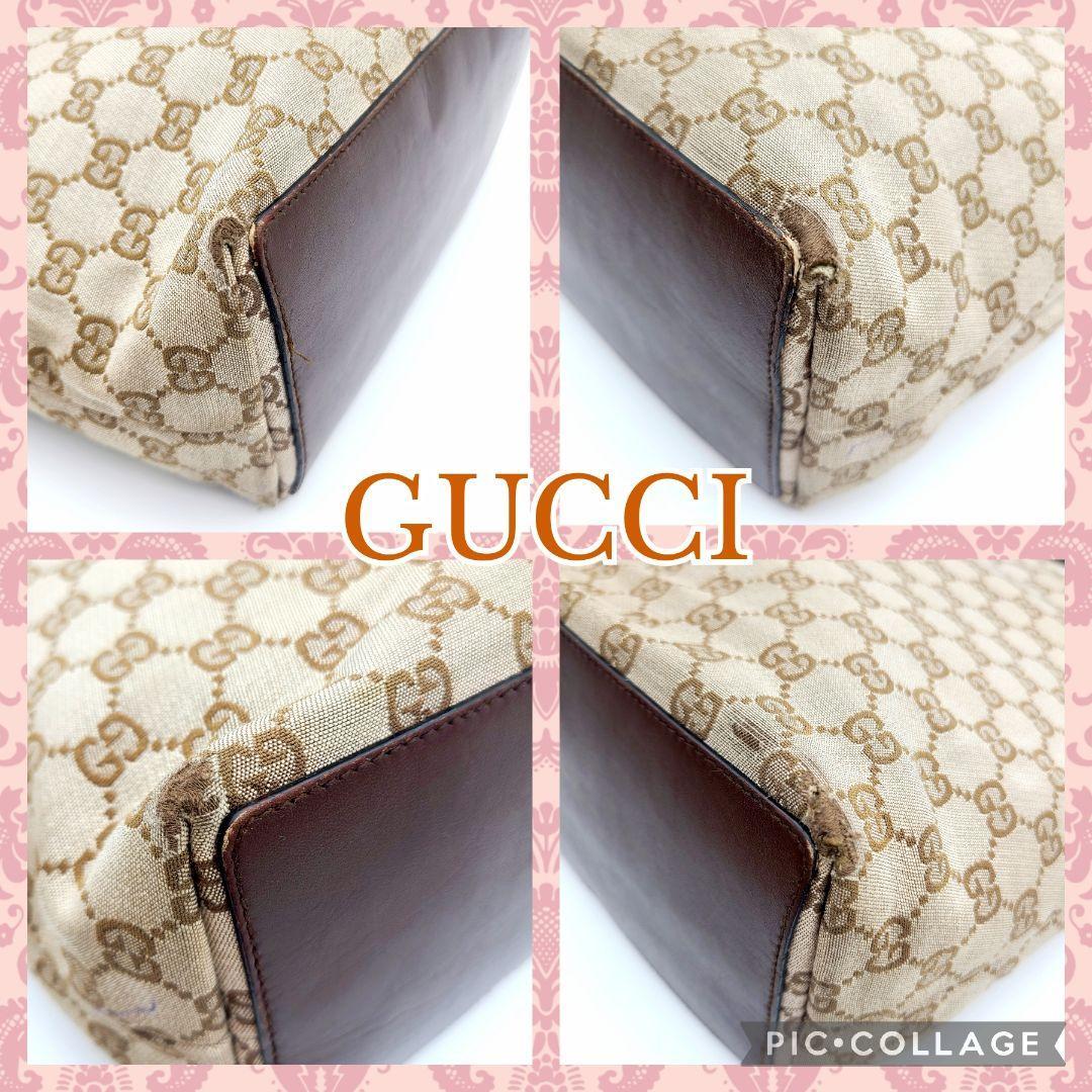 GUCCI グッチ GG柄バック キャンバスレザー トートバッグ GUCCI グッチ GG柄バック キャンバスレザー トートバッグ
