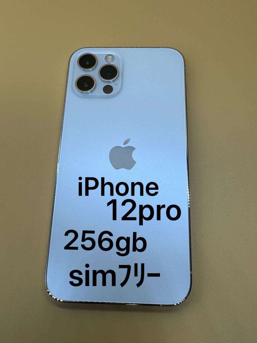 iPhone 12 pro 256GB シルバー　SIMフリー　不具合なし　割れなし　残債なし