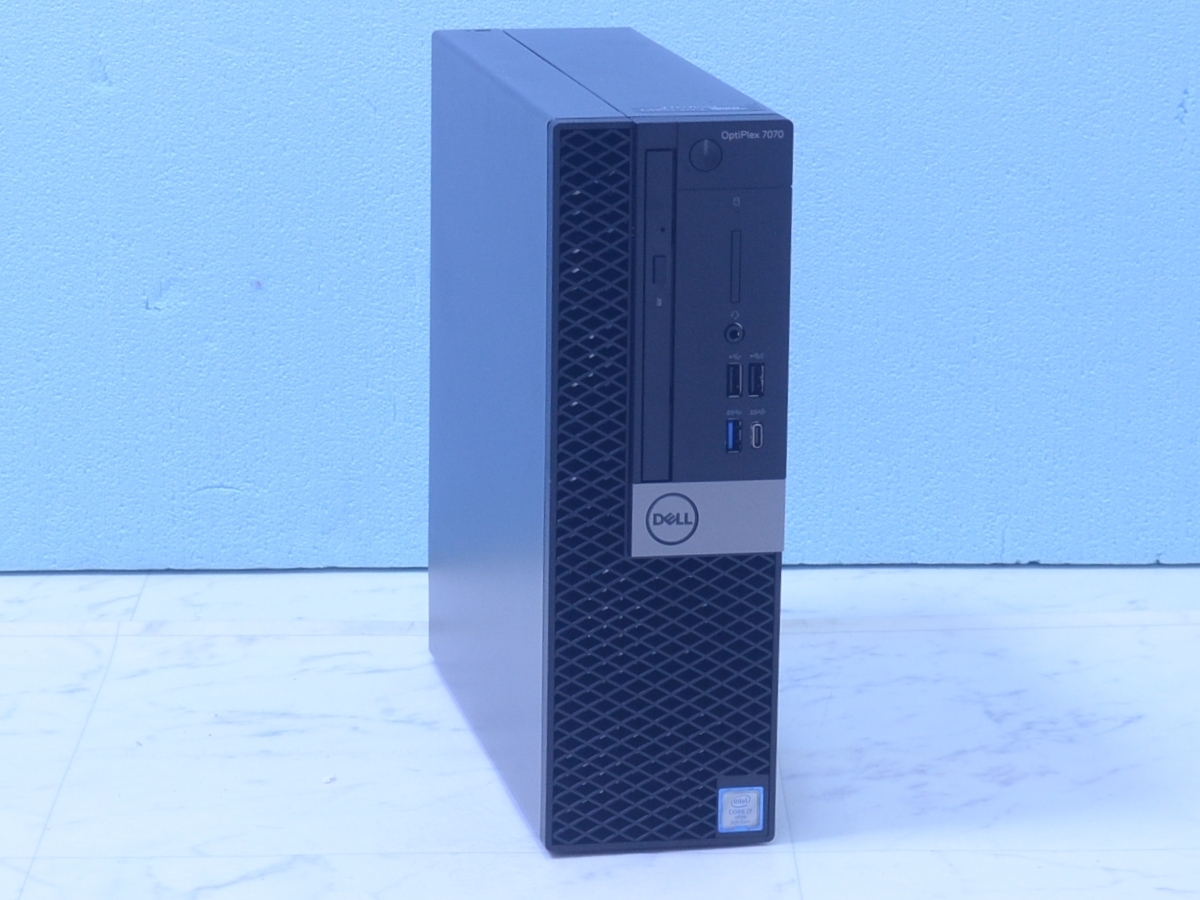 OptiPlex7070 i7-9700 NVIDIA GT730 SSD256GB HDD1TB 16GB DVDマルチ DELL デスクトップパソコン 管理Z06_画像1