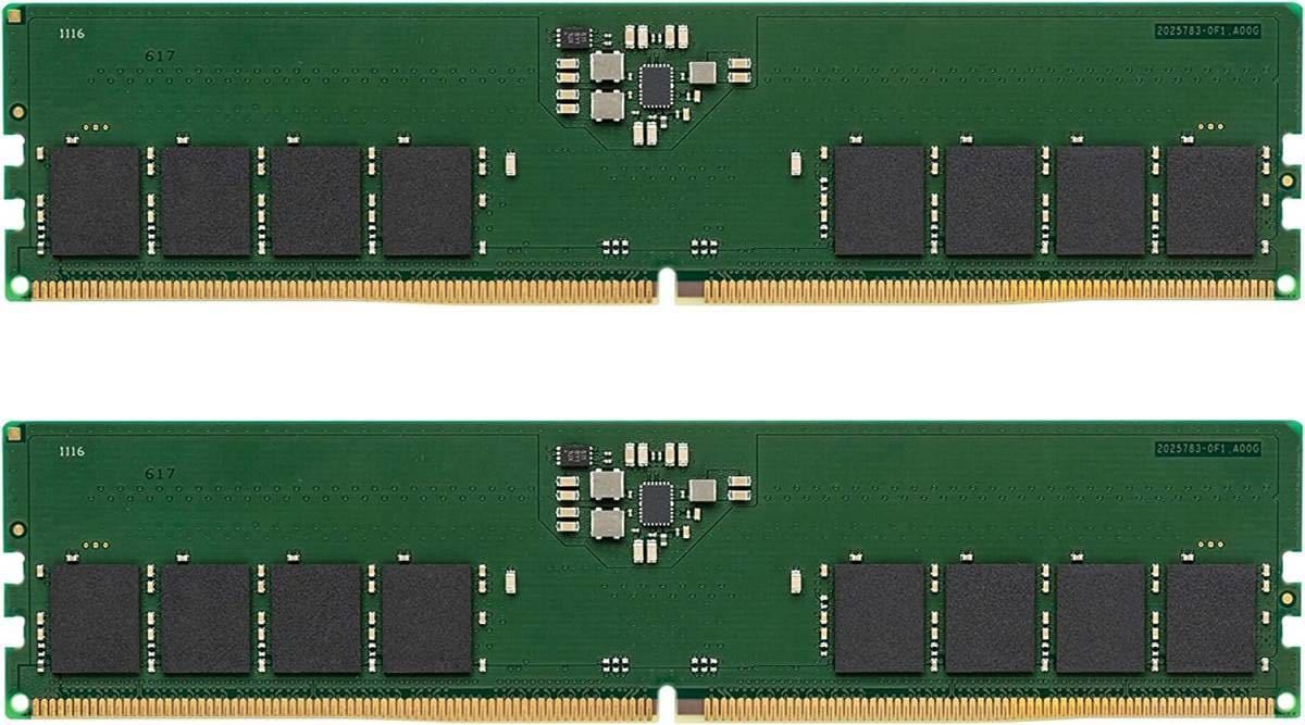 ★新品未開封★キングストン Kingston DIMM DDR5 メモリ 32GB（16GB 2枚） KVR48U40BS8K2-32_画像1