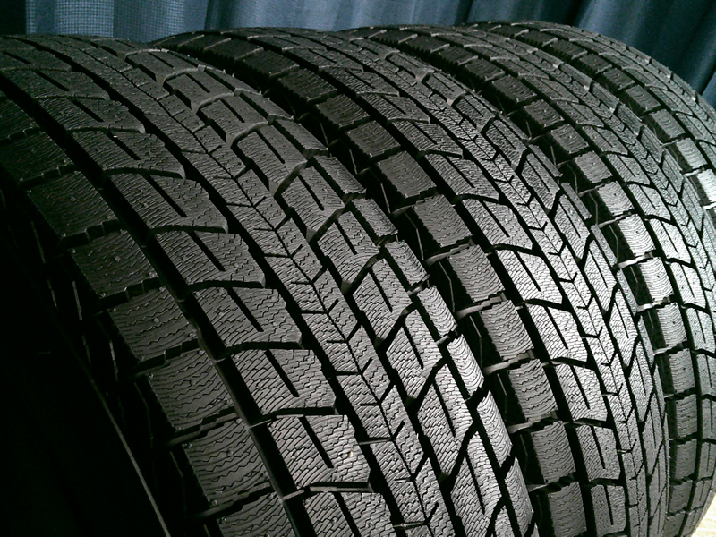 DUNLOP ダンロップ WINTERMAXX SJ8 225/80R15 105Q 2022年製造 イボ付き バリ山 深溝 ほぼ未使用中古 4本セット スタッドレスタイヤ_画像8