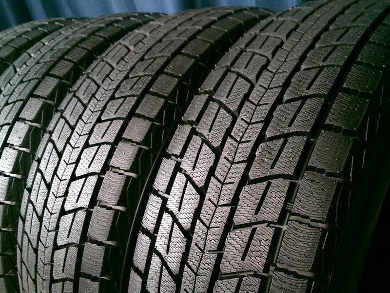 DUNLOP ダンロップ WINTERMAXX SJ8 225/80R15 105Q 2022年製造 イボ付き バリ山 深溝 ほぼ未使用中古 4本セット スタッドレスタイヤ_画像7