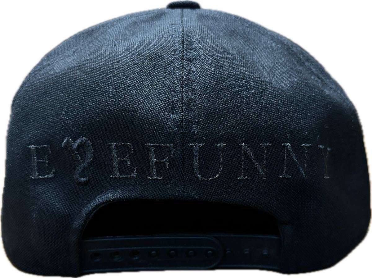 eyefunny qnine cap black キャップ ブラック 黒 ナイン_画像2