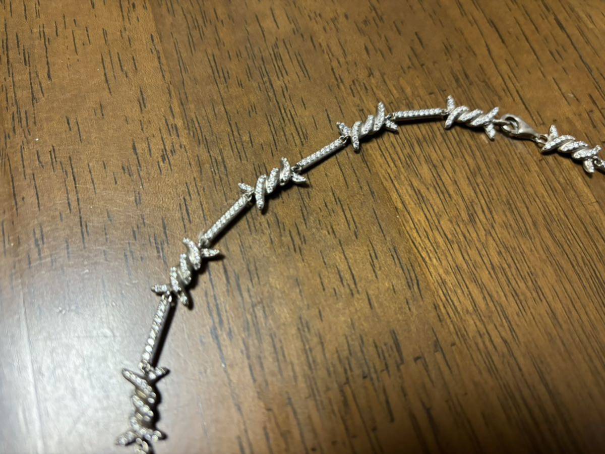 avalanche wire necklace silver ネックレス 925 有刺鉄線 アヴァランチ シルバー_画像4