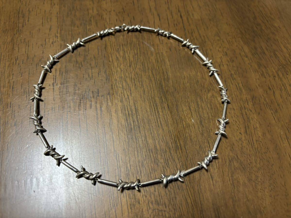 avalanche wire necklace silver ネックレス 925 有刺鉄線 アヴァランチ シルバー_画像6