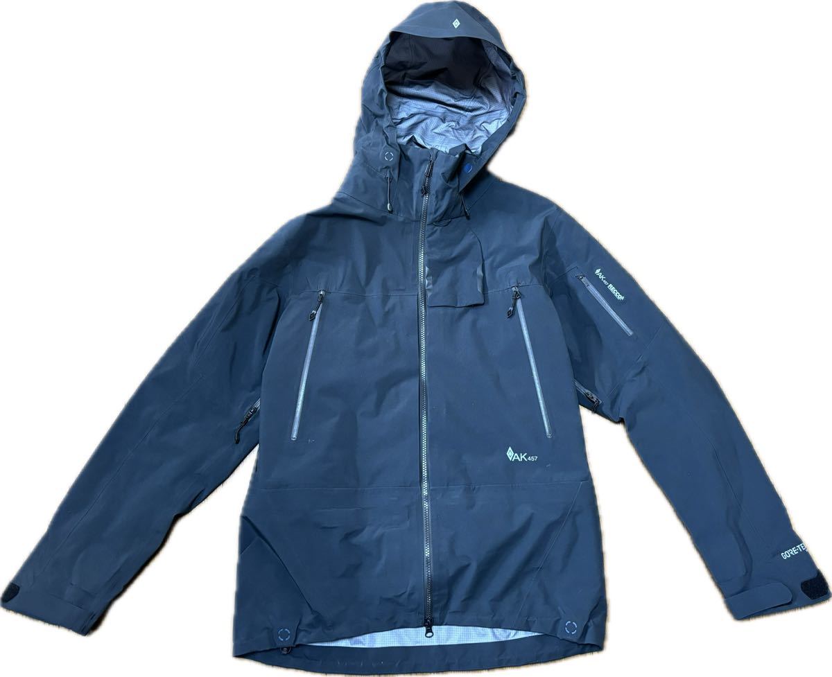 ak457 guide jacket gore-tex pro black burton snowboard エーケー ガイドジャケット スノボ ジャケット ブラック 黒 バックカントリー