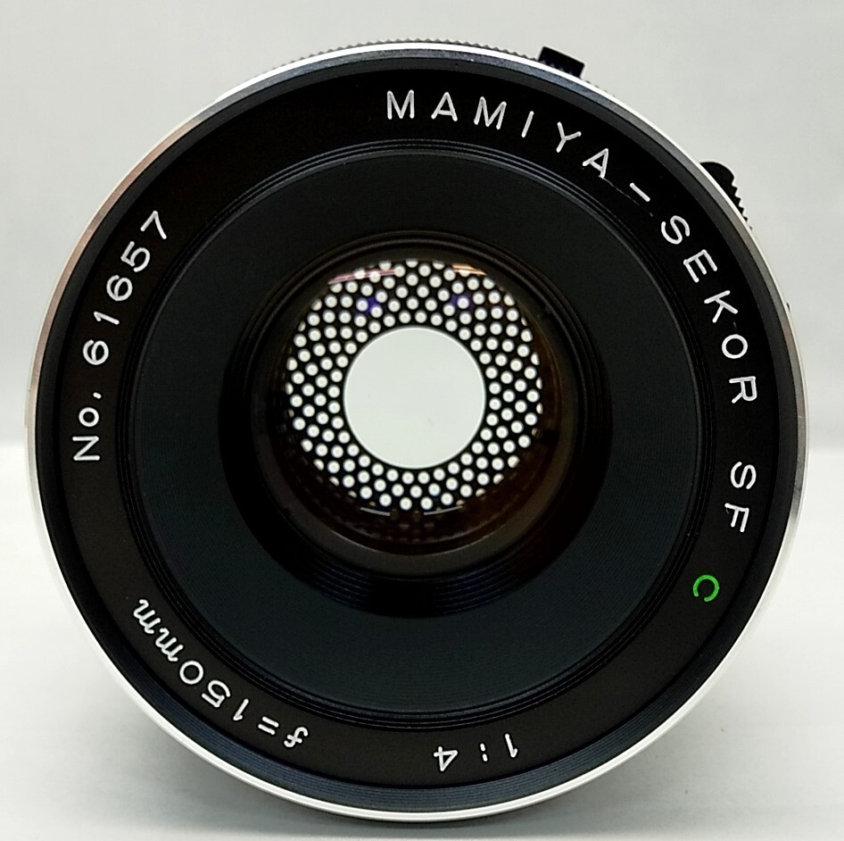 【極美品】 レンズ　Mamiya　SEKOR SF C　150mm f4　+　フード　+　箱　ソフトフォーカス　/　マミヤ_画像8