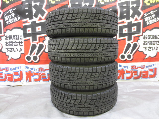 送料無料 社外アルミ GRASS 15×5.5J +50 100×4H +YOKOHAMA iG60 185/60R15 2019年 6.9ｍｍ 8分山 中古 4本 スタッドレス アクア ヴィッツの画像7