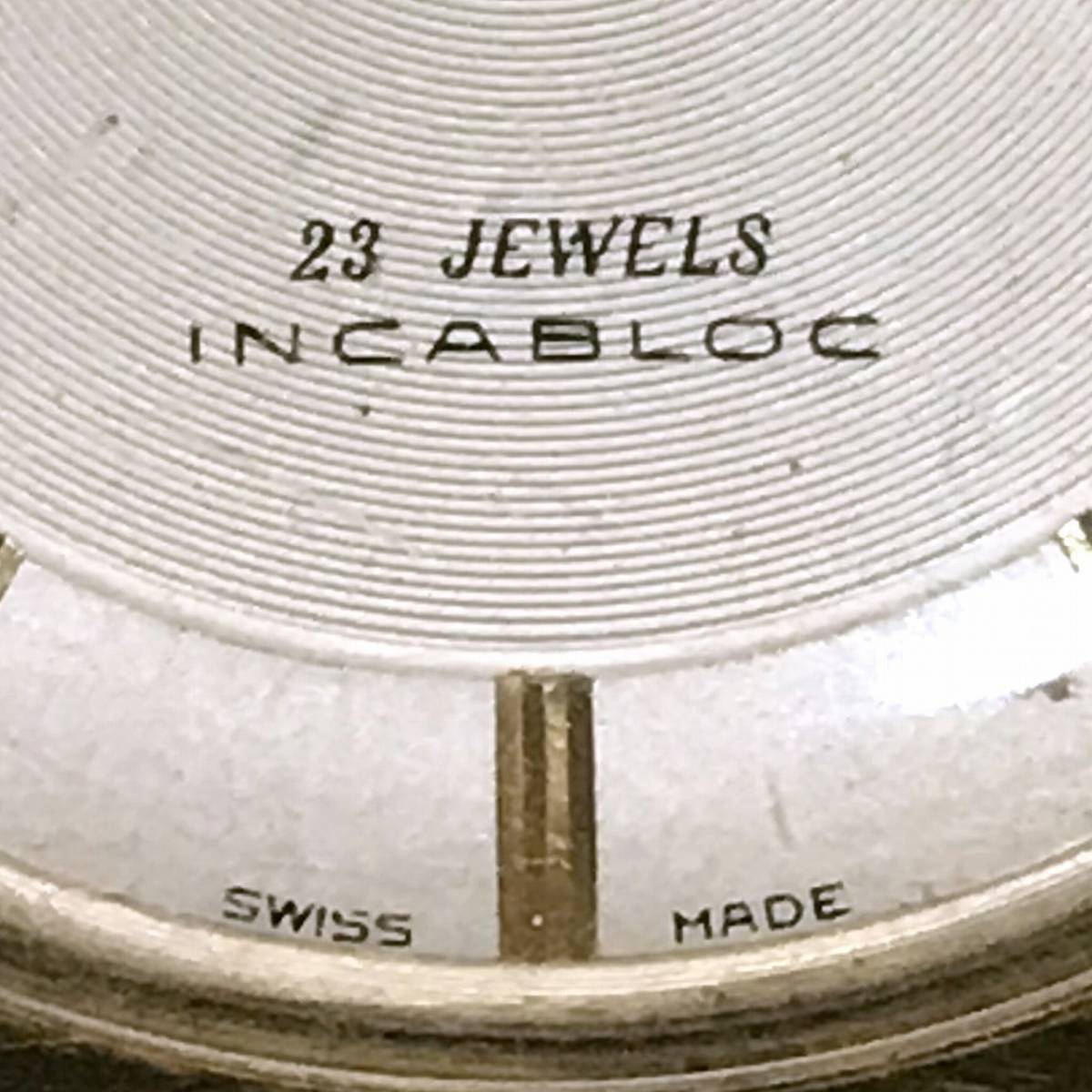 LOYAL PRINCE Deluxe 23 JEWELS INCABLOC ロイヤルプリンス デラックス 23石 耐震装置 インカブロック搭載 手巻き 腕時計 スイス製 動作品_画像10