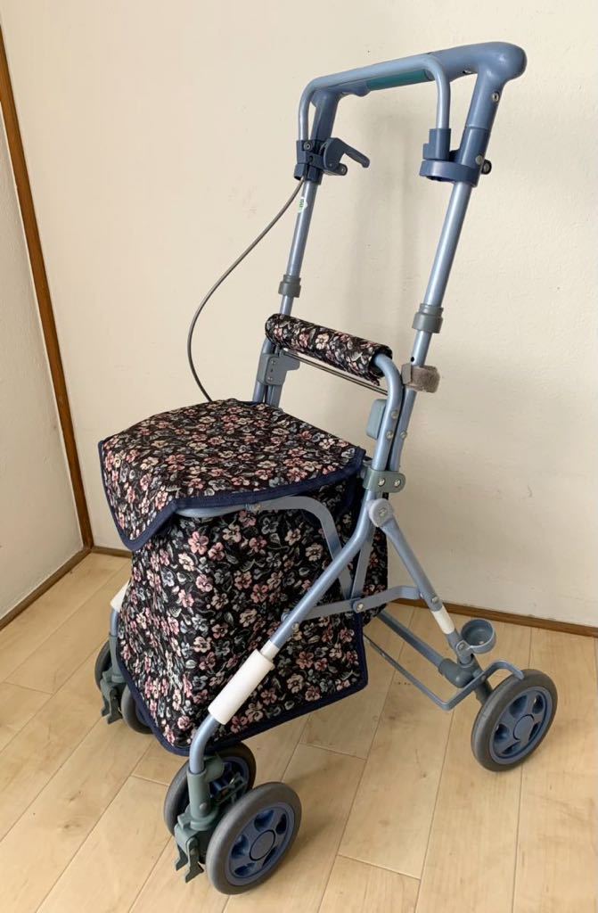 (1682M)rhythm by shima коляска для пожилых ручная тележка коляская для ходьбы цветочный принт 