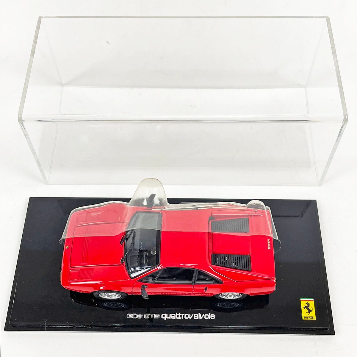 美品 京商 1/43 フェラーリ 308 quattro valvole クアトロ ヴァルヴォーレ レッド 308GTB 05061R [F6194]_画像2