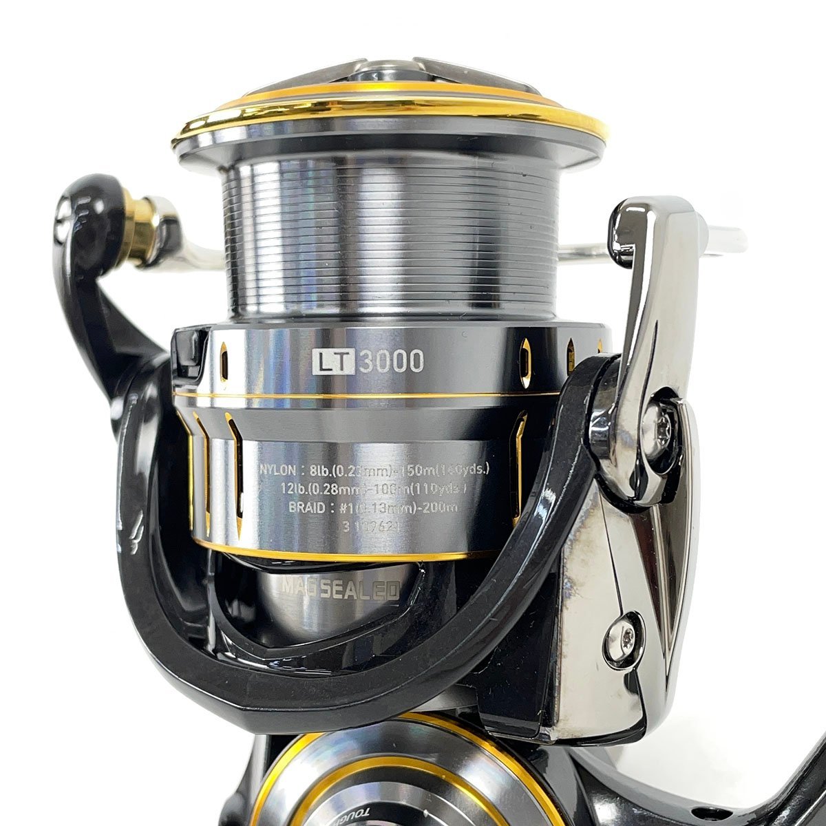 美品 DAIWA ダイワ 21 LUVIAS AIRITY ルビアス エアリティ LT3000 ゴメクサス 超々ジュラルミン製ハンドル 57mm ◆リール [B2471]_画像6