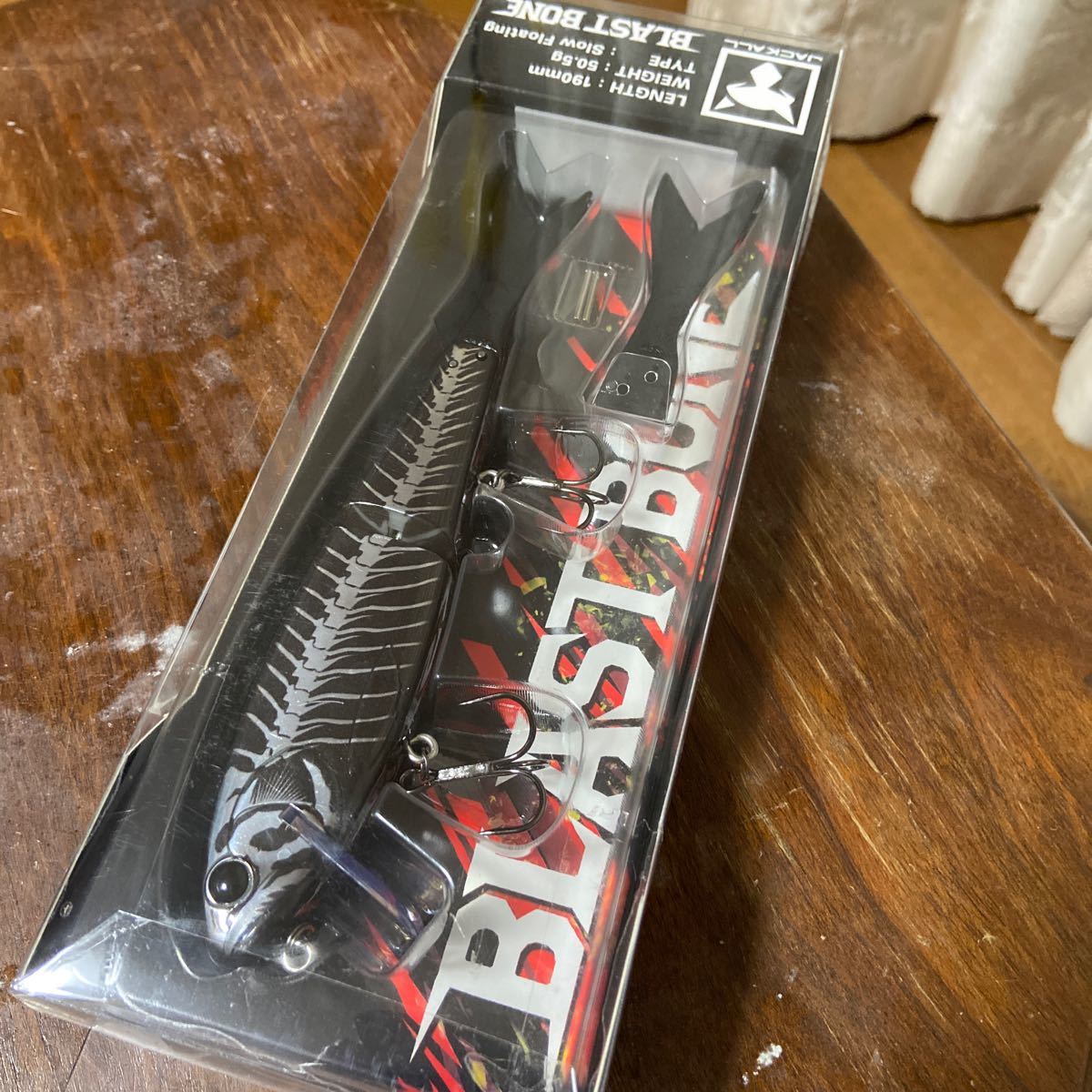 新品未開封　ジャッカル　BLAST BONE ブラストボーンSF ブラック/クロームボーン　190mm 50.5g _画像3