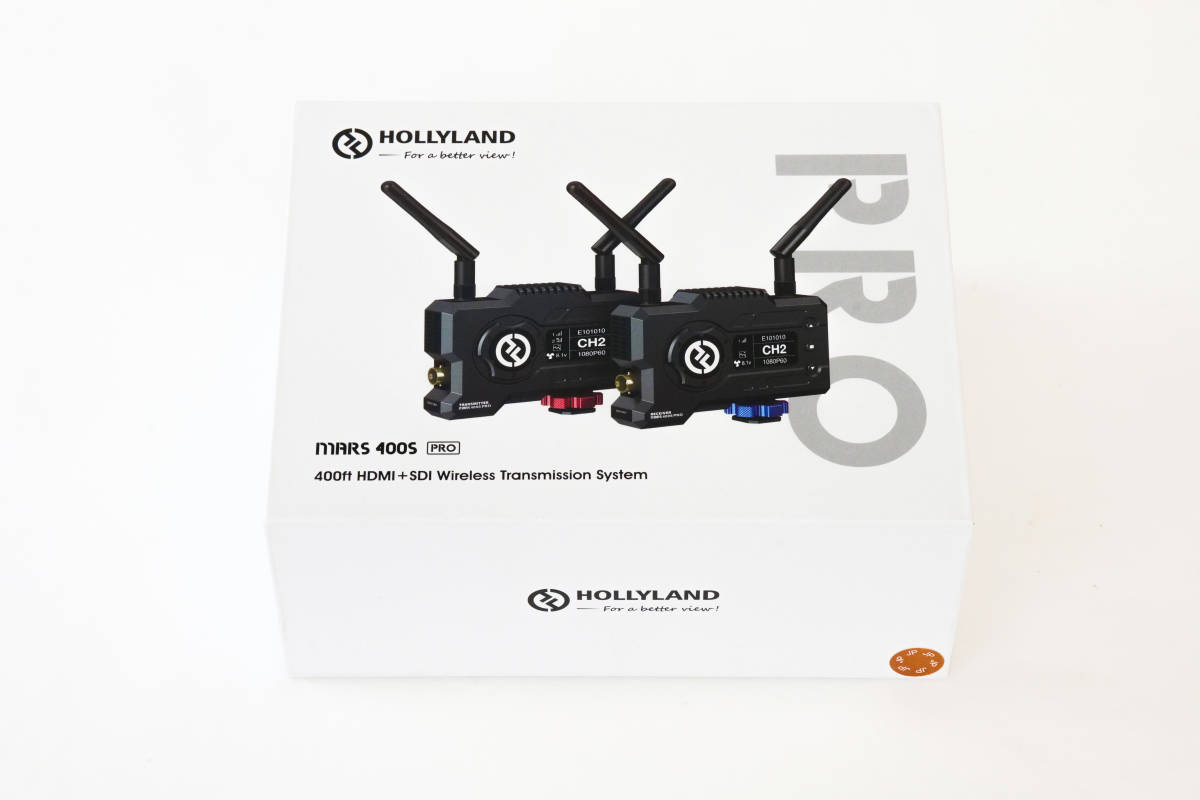 【超美品・付属品有】Hollyland Mars 400S PRO 400 Feet SDI&HDMI　キャリーケース＋別売アンテナアクセサリーMars 付属　トランスミッター_画像1