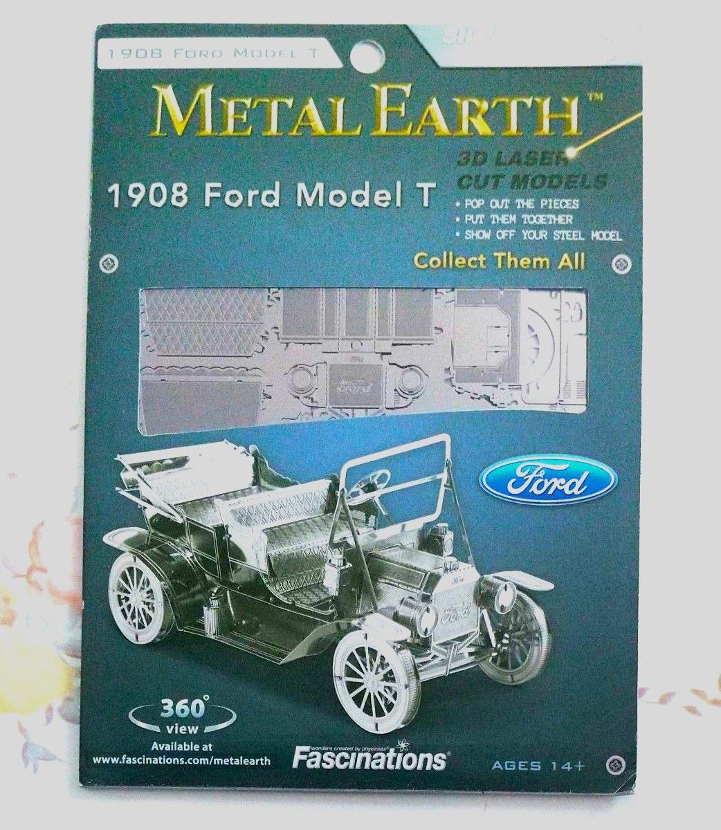 ホビー 模型車 車 レーシングカー モデルフォードメタルアースford model t 1908 【未開封】