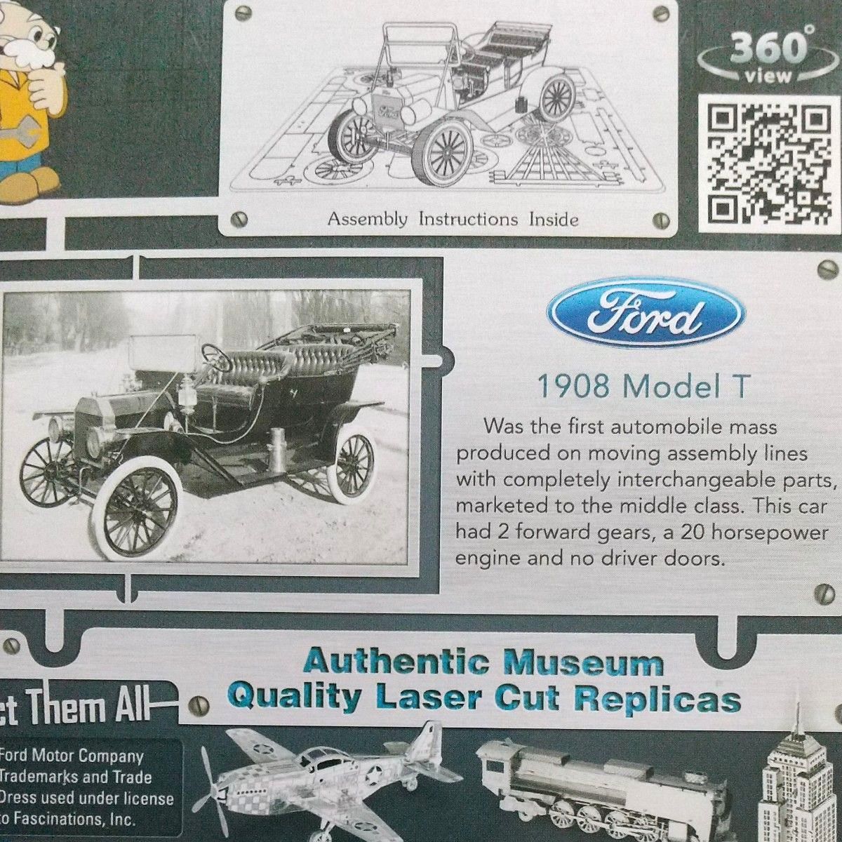 ホビー 模型車 車 レーシングカー モデルフォードメタルアースford model t 1908 【未開封】