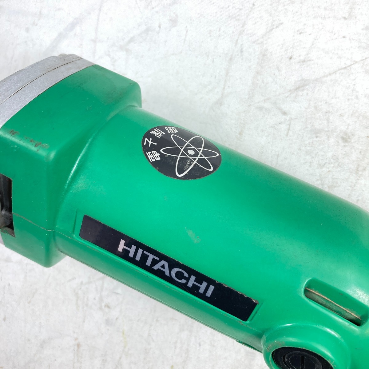 ＊＊ HITACHI 日立 65mm 携帯電子グラインダ コード式 GP7Y グリーン 傷や汚れあり_画像3