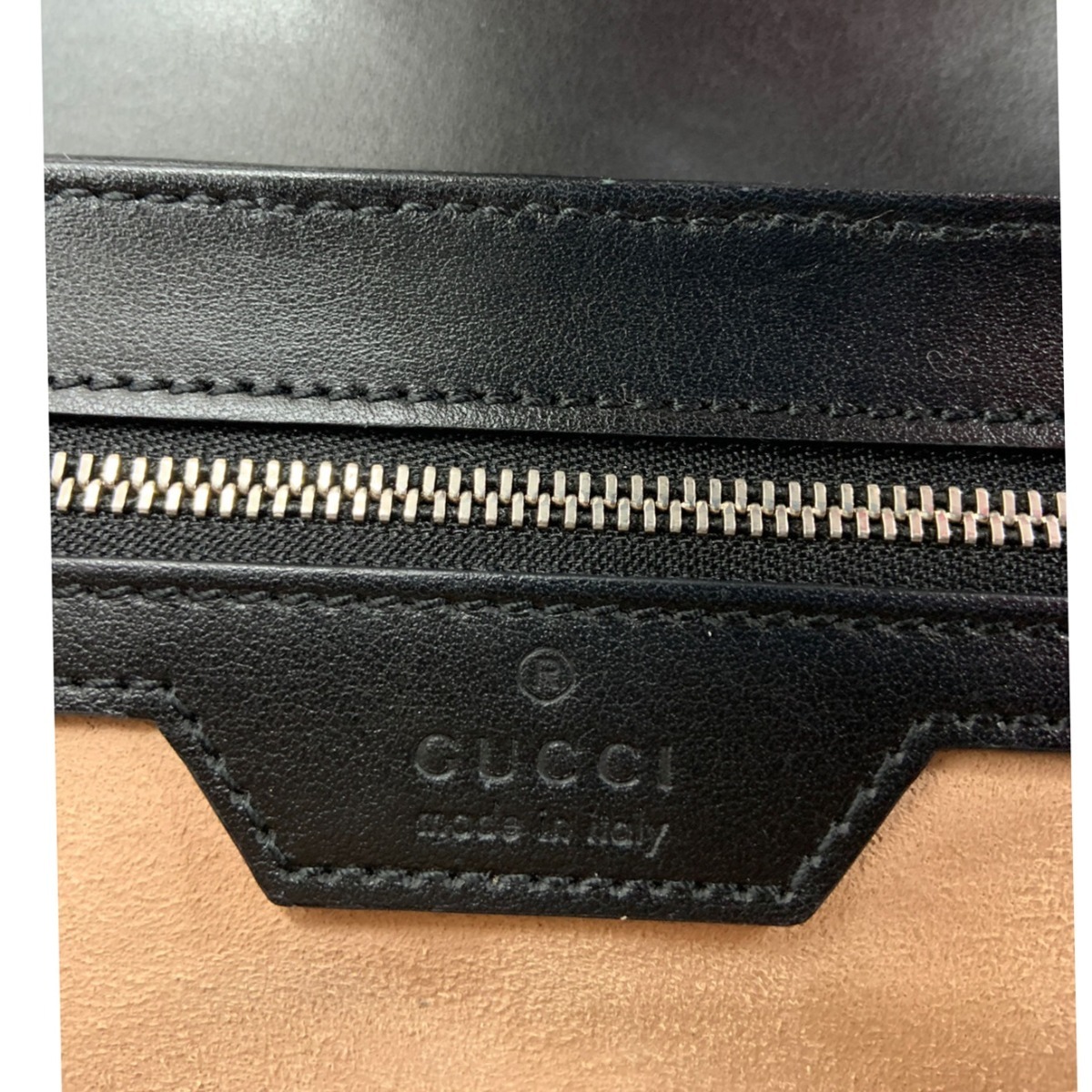 〇〇 GUCCI グッチ GGマーモント スモール ショルダーバッグ 443497 シルバー やや傷や汚れあり_画像7