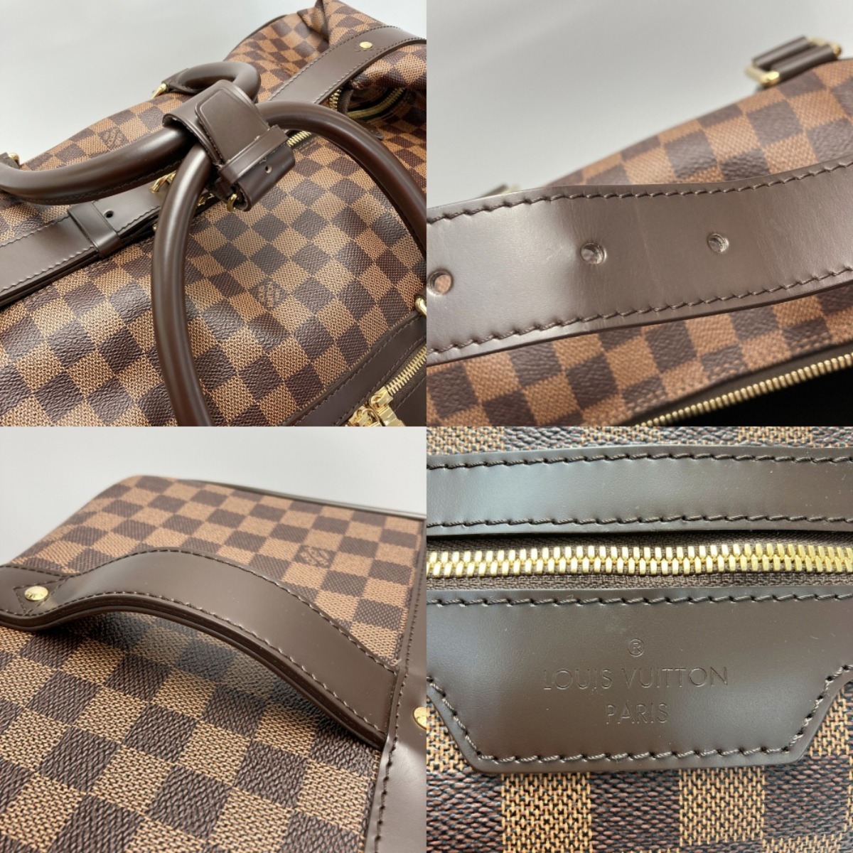 ☆☆ LOUIS VUITTON ルイヴィトン ダミエ エオール50 N23205 キャリーバッグ ボストンバッグ 布袋有 やや傷や汚れあり_画像6