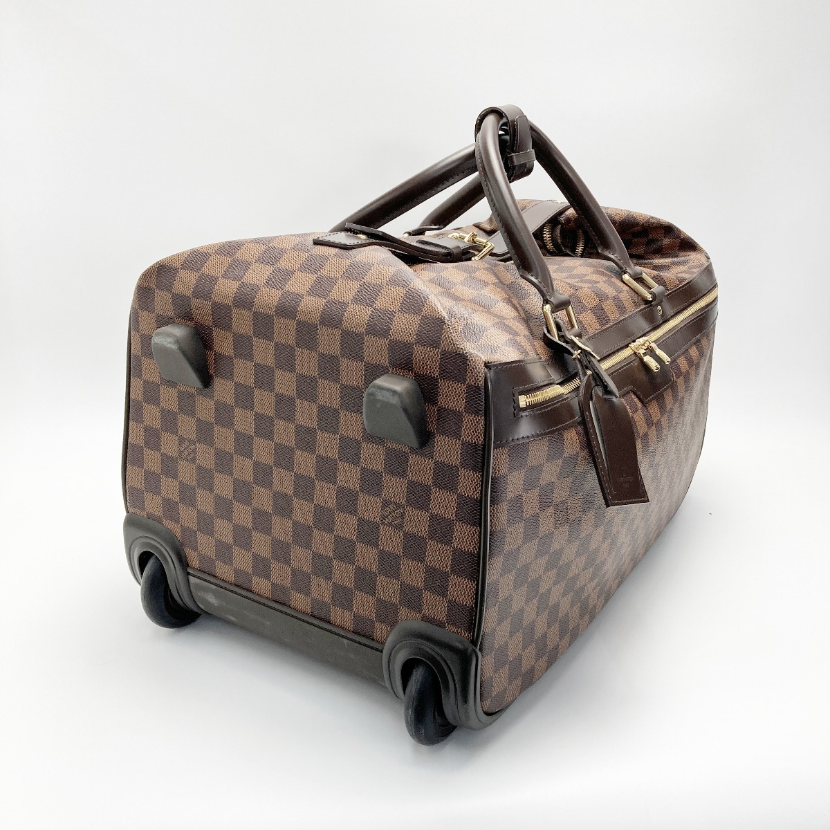 ☆☆ LOUIS VUITTON ルイヴィトン ダミエ エオール50 N23205 キャリーバッグ ボストンバッグ 布袋有 やや傷や汚れあり_画像2