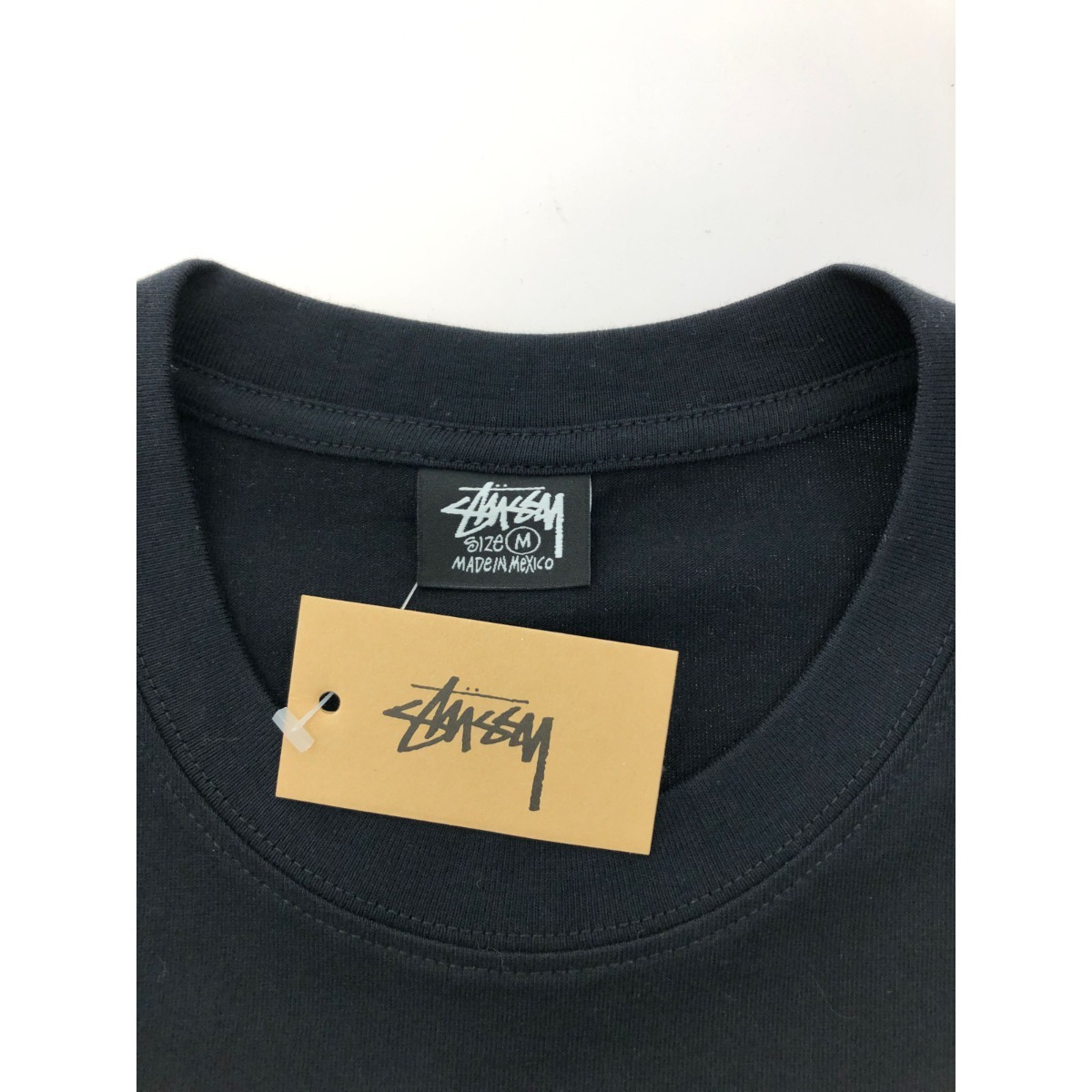 ▼▼ stussy ステューシー メンズ Tシャツ STRAWBERRY TEE Mサイズ タグ付 ブラック 目立った傷や汚れなし_画像3