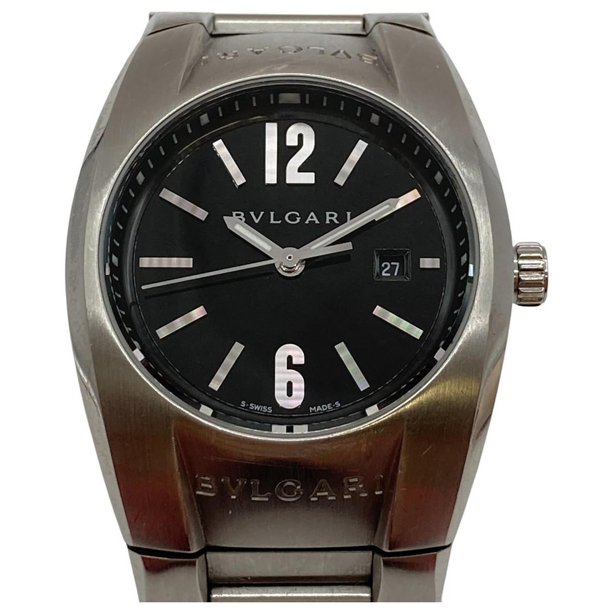 ◎◎ BVLGARI ブルガリ Ergon エルゴン クォーツ レディース 腕時計 EG30S 箱付 傷や汚れあり