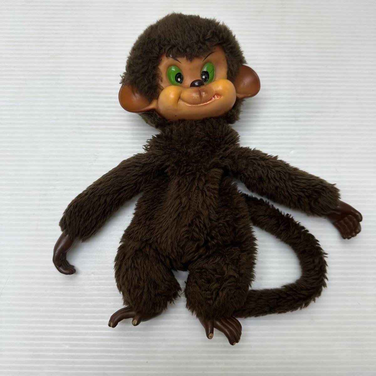 セキグチ クタクタモンキー 猿 サル ぬいぐるみ 人形 昭和レトロ 当時物 古玩具 古雑貨 古道具 現状品の画像1