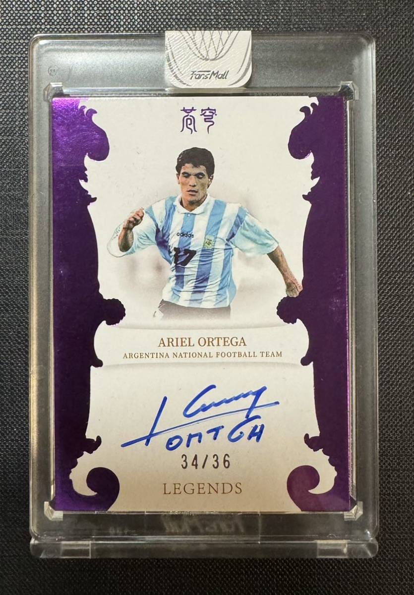 新品 card on ARGENTINA FANSMALL 2022 ORTEGA ARIEL 激レア AUTO 36枚