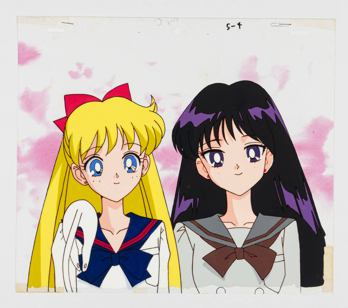 【Collection 放出/断捨離】￥100 Start セーラームーン 愛野美奈子・日野レイ セル画 / Sailor Moon :Mina Aino, Ray Hino Anime Cel_画像1