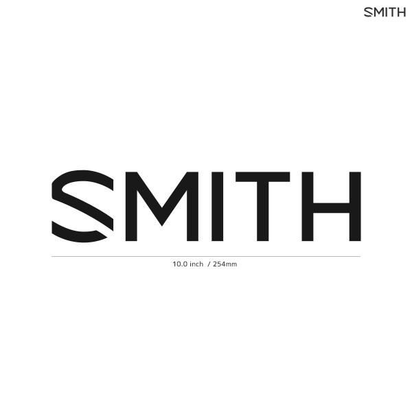 【SMITH】スミス★01★ダイカットステッカー★切抜きステッカー★10.0インチ★25.4cm_画像1