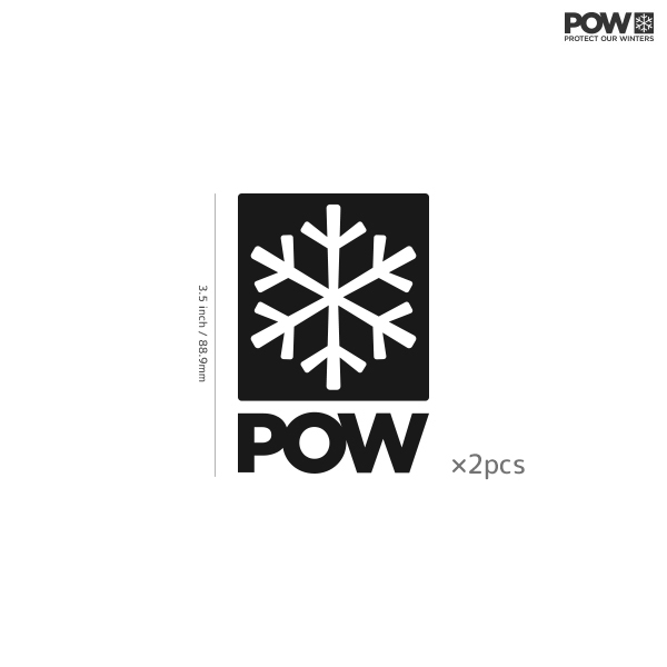 【POW】PROTECT OUR WINTERS★プロテクトアワーウインター★04★ダイカットステッカー★切抜きステッカー★2枚入り★3.5インチ★8.8cm_画像1