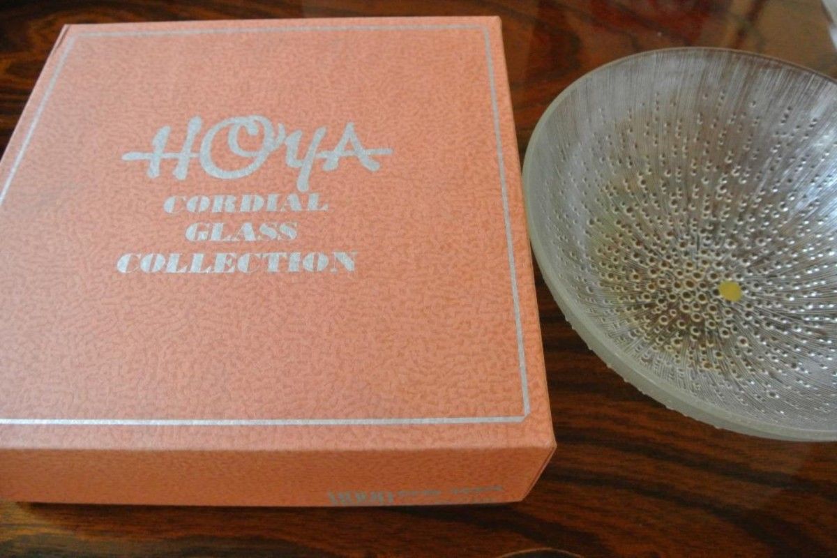 【レア】HOYA 昭和レトロ つぶつぶガラスボウル 未使用品 イッタラ ダンスク 北欧