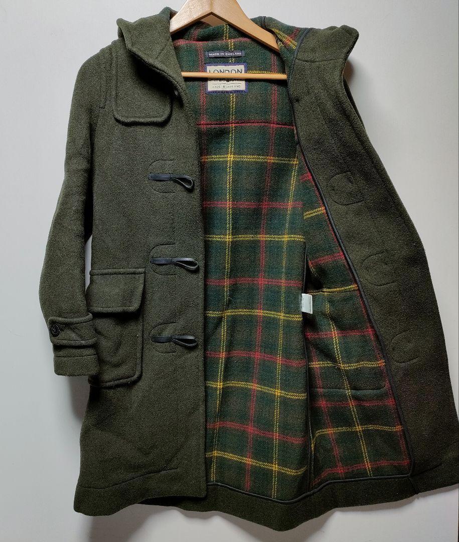 [ Britain made ]LONDON Tradition duffle coat 34. green A36