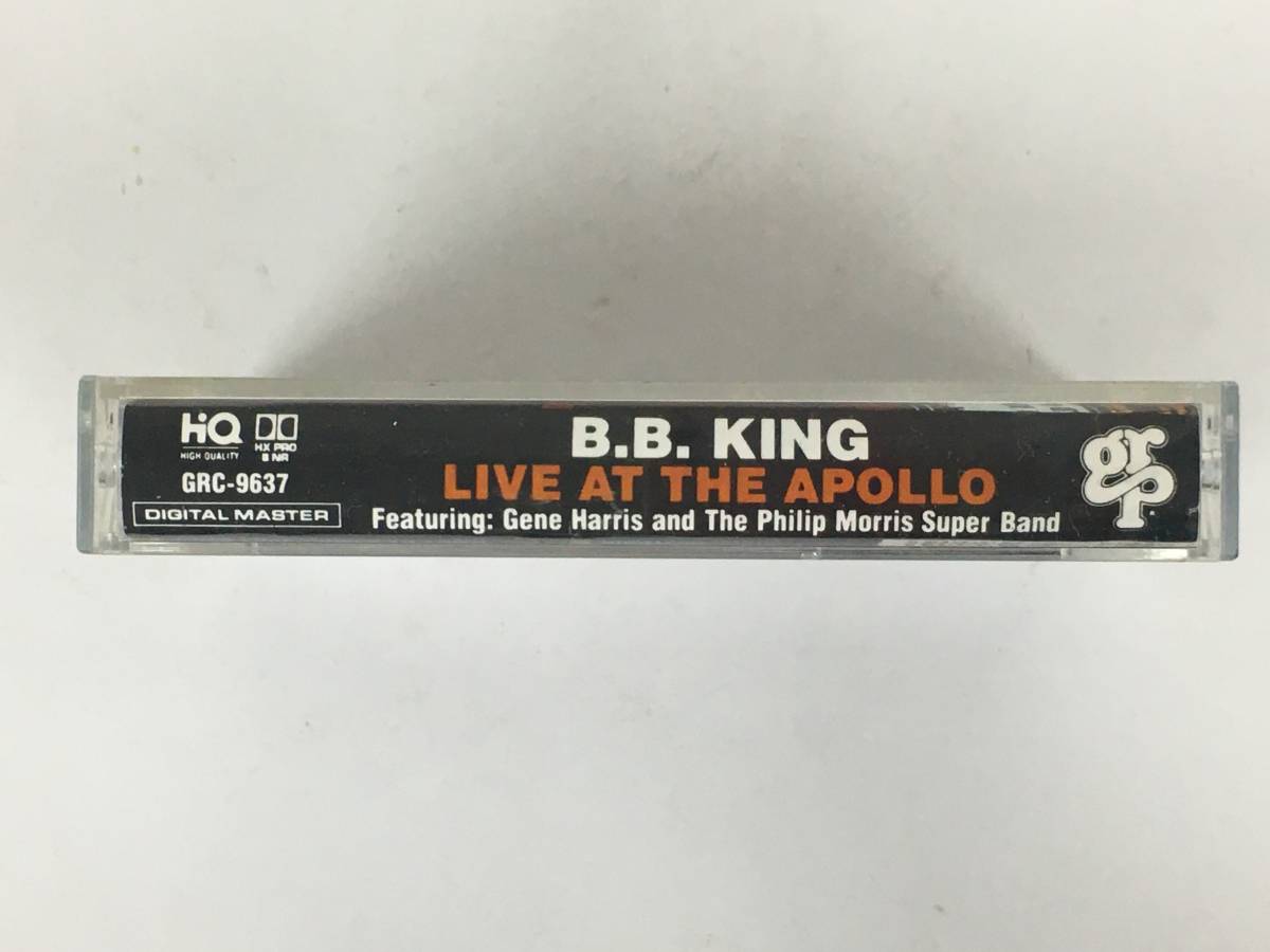 ■□T955 B.B.KING B.B.キング LIVE AT THE APOLLO ライヴ・アット・ジ・アポロ カセットテープ□■の画像2