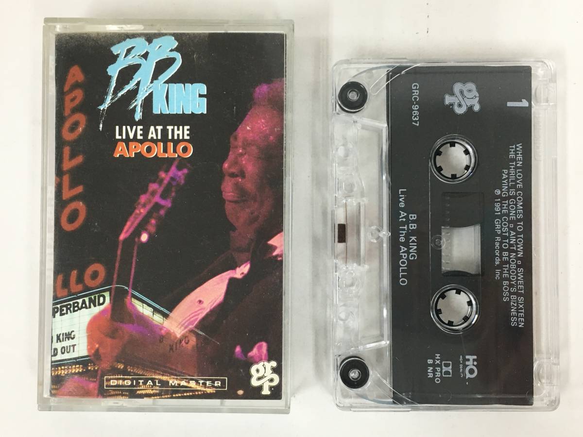 ■□T955 B.B.KING B.B.キング LIVE AT THE APOLLO ライヴ・アット・ジ・アポロ カセットテープ□■の画像5