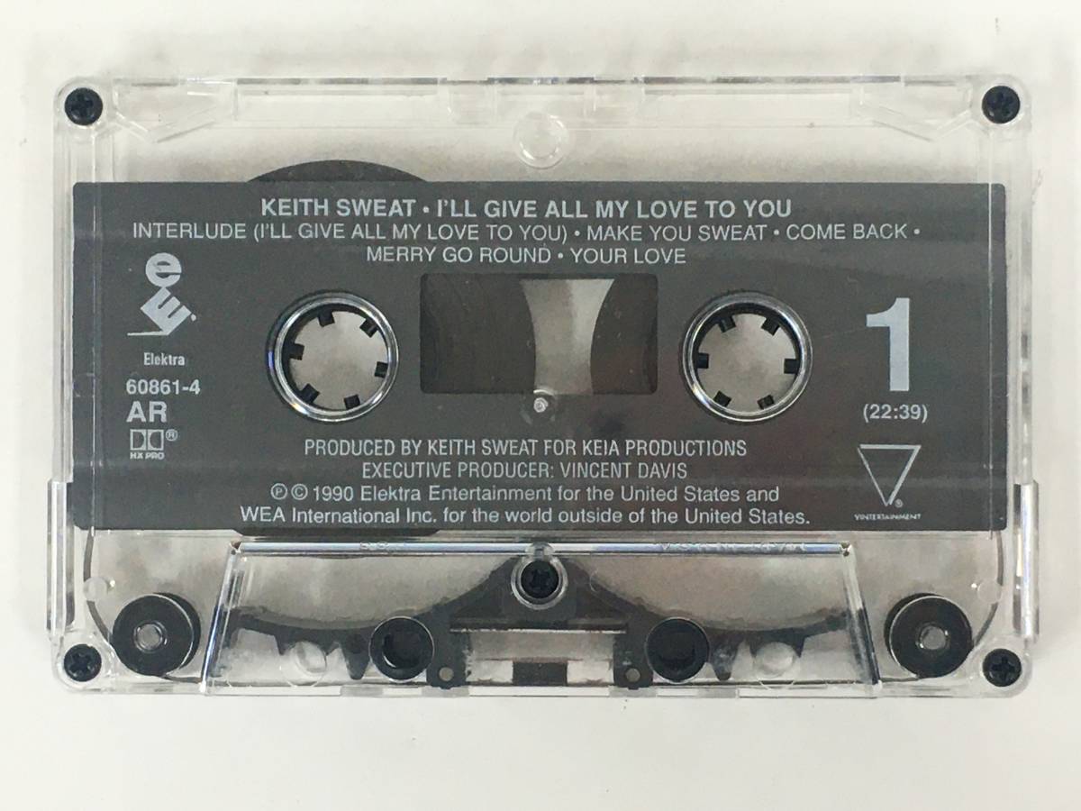 ■□T980 KEITH SWEAT キース・スウェット I'LL GIVE ALL MY LOVE TO YOU アイル・ギヴ・オール・マイ・ラヴ・トゥー・ユー カセットテープ_画像6