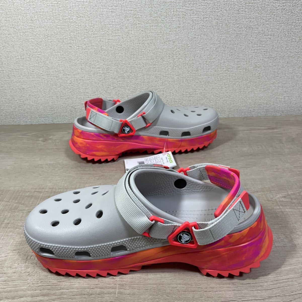 1円スタート売切り 新品未使用 crocs クロックス hiker clog ハイカークロッグ サンダル スリッポン 希少 完売カラー 26cm 完売品_画像4