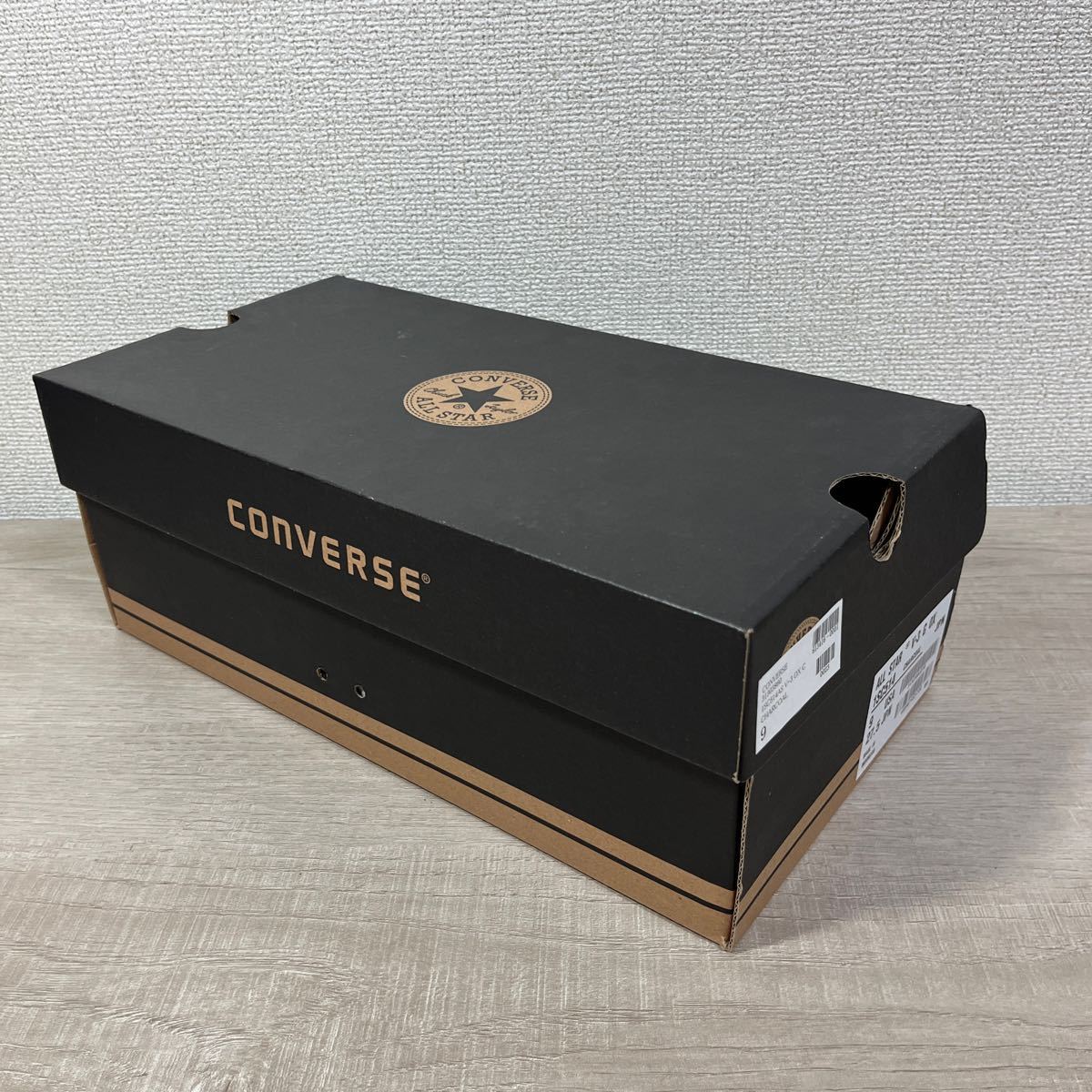 1円スタート売切り 新品未使用 CONVERSE コンバース ALL STAR オールスター スニーカー V3 ローカット ベルクロ チャコール 27.5cm_画像9