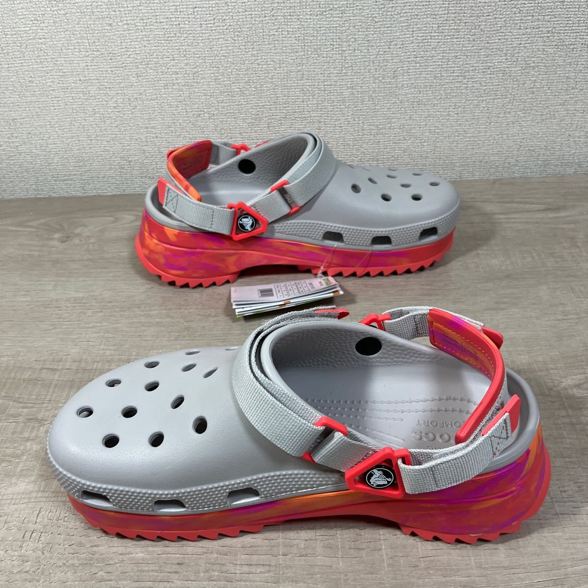 1円スタート売切り 新品未使用 crocs クロックス hiker clog ハイカークロッグ サンダル スリッポン 希少 完売カラー 26cm 完売品_画像4