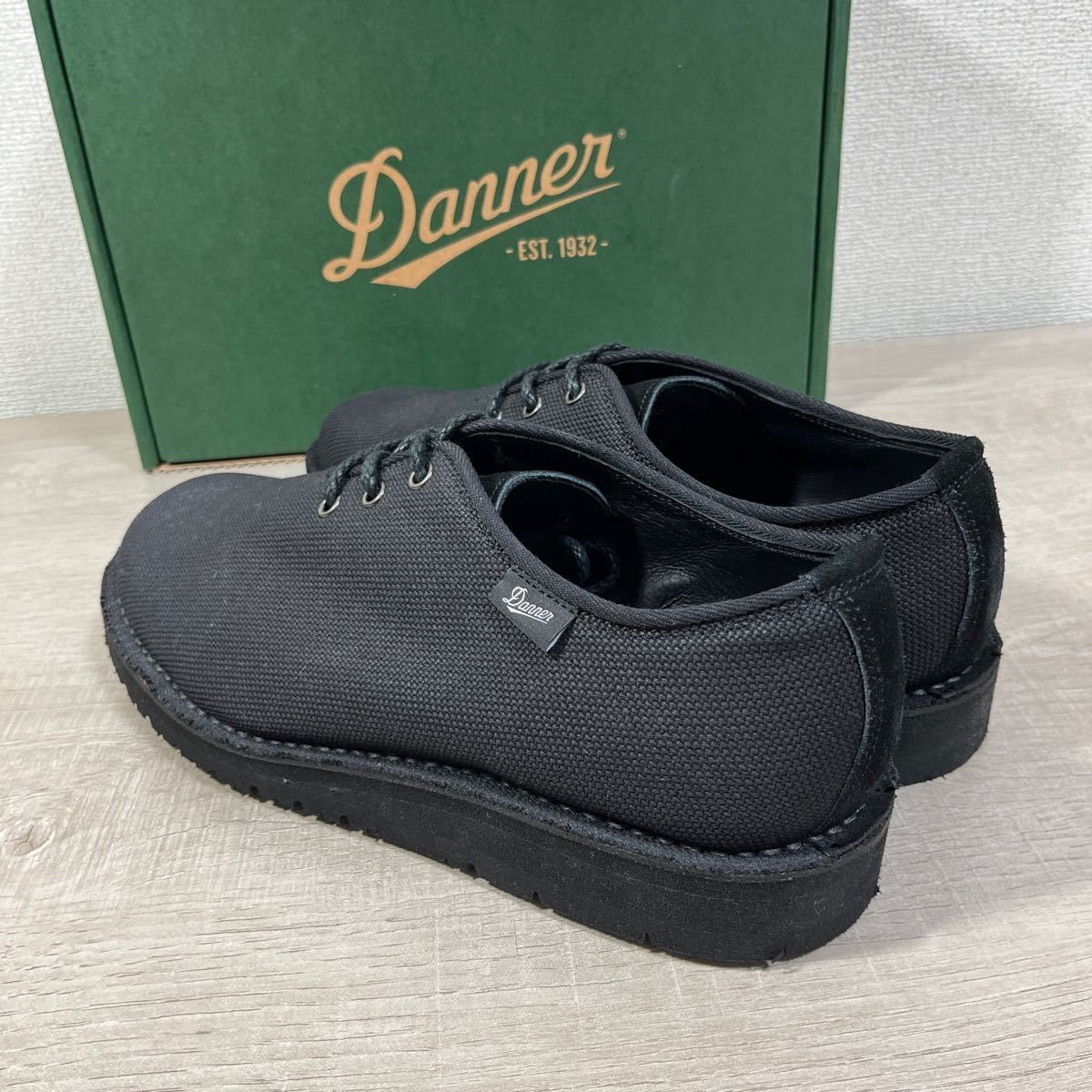 1円スタート売切り 新品未使用 DANNER ダナー SHANIKO LACE HANPU ブラック スニーカー 日本製 26cm 完売品 ビジネス シューズ 限定品_画像5