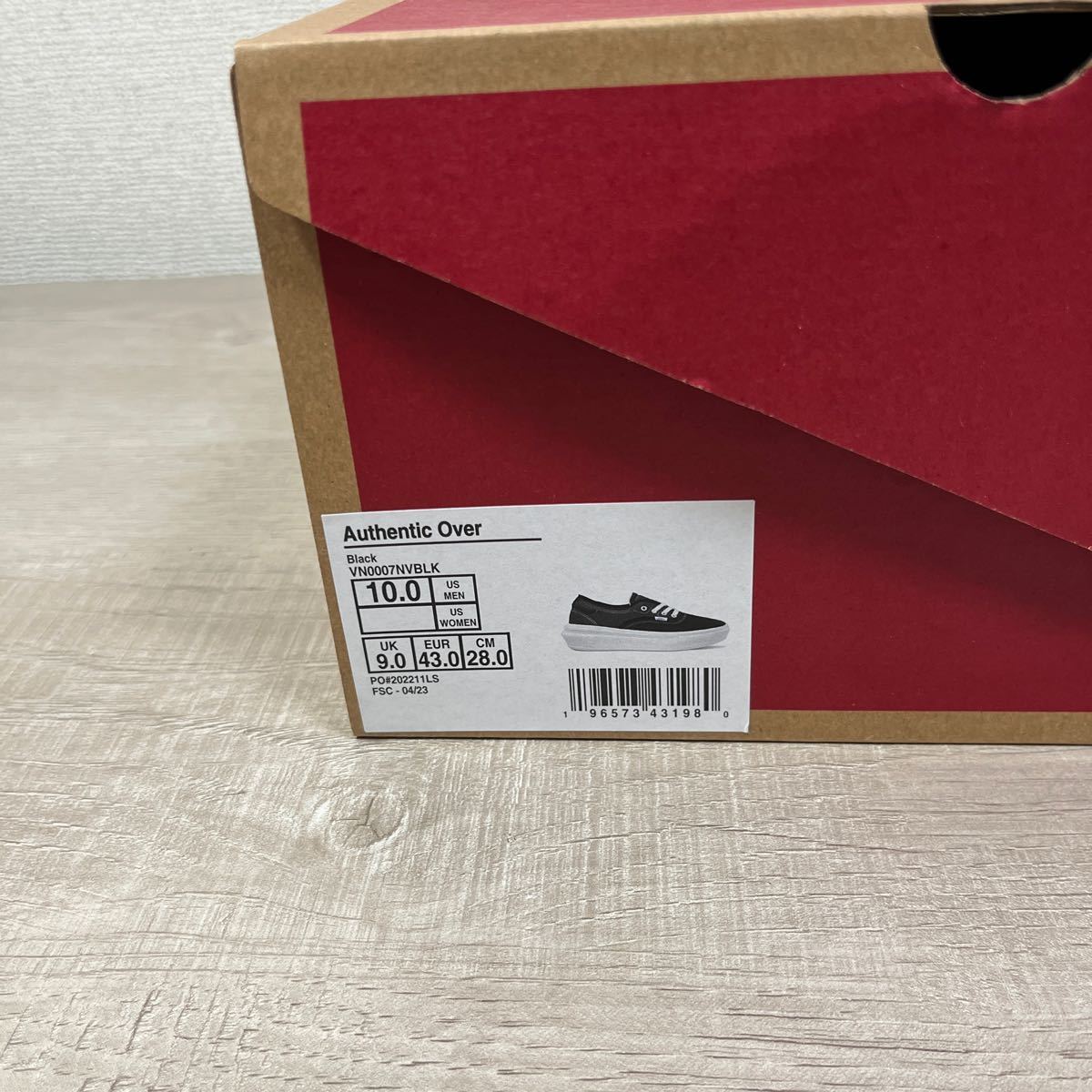 1円スタート売切り 新品未使用 VANS Authentic オーセンティック オーバートCC ブラック USA企画 28cm 希少 SK8 ERA オールドスクール_画像8