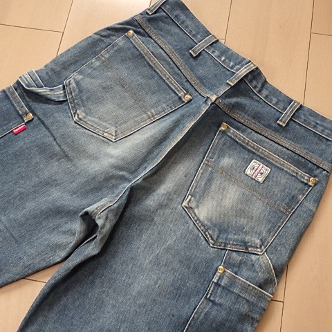 ☆ 初期 USA アメリカ製 90s Supreme シュプリーム Double Knee Denim Painter Pant ダブルニー デニム ペインター パンツ カーハート 34_画像4