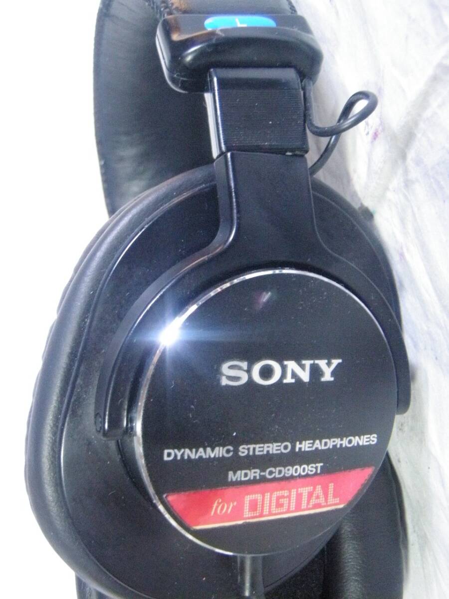 希少　SONY MDR-CD900ST 初期型 新品互換イヤーパッド交換済み 音出し確認済 モニターヘッドホン 22_画像8