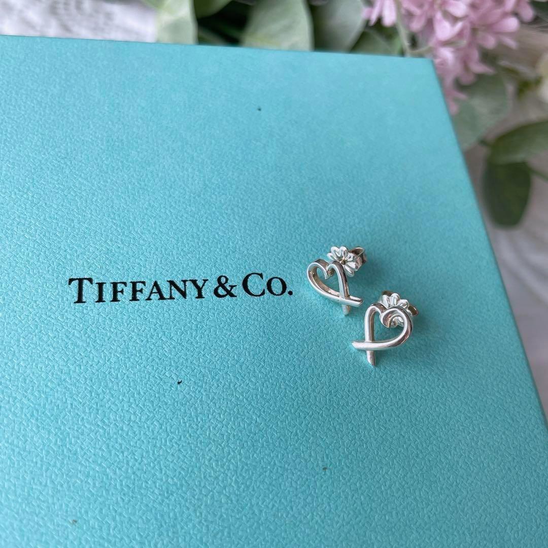 保障できる】 TIFFANY&Co. ティファニー ラビングハート ピアス 925