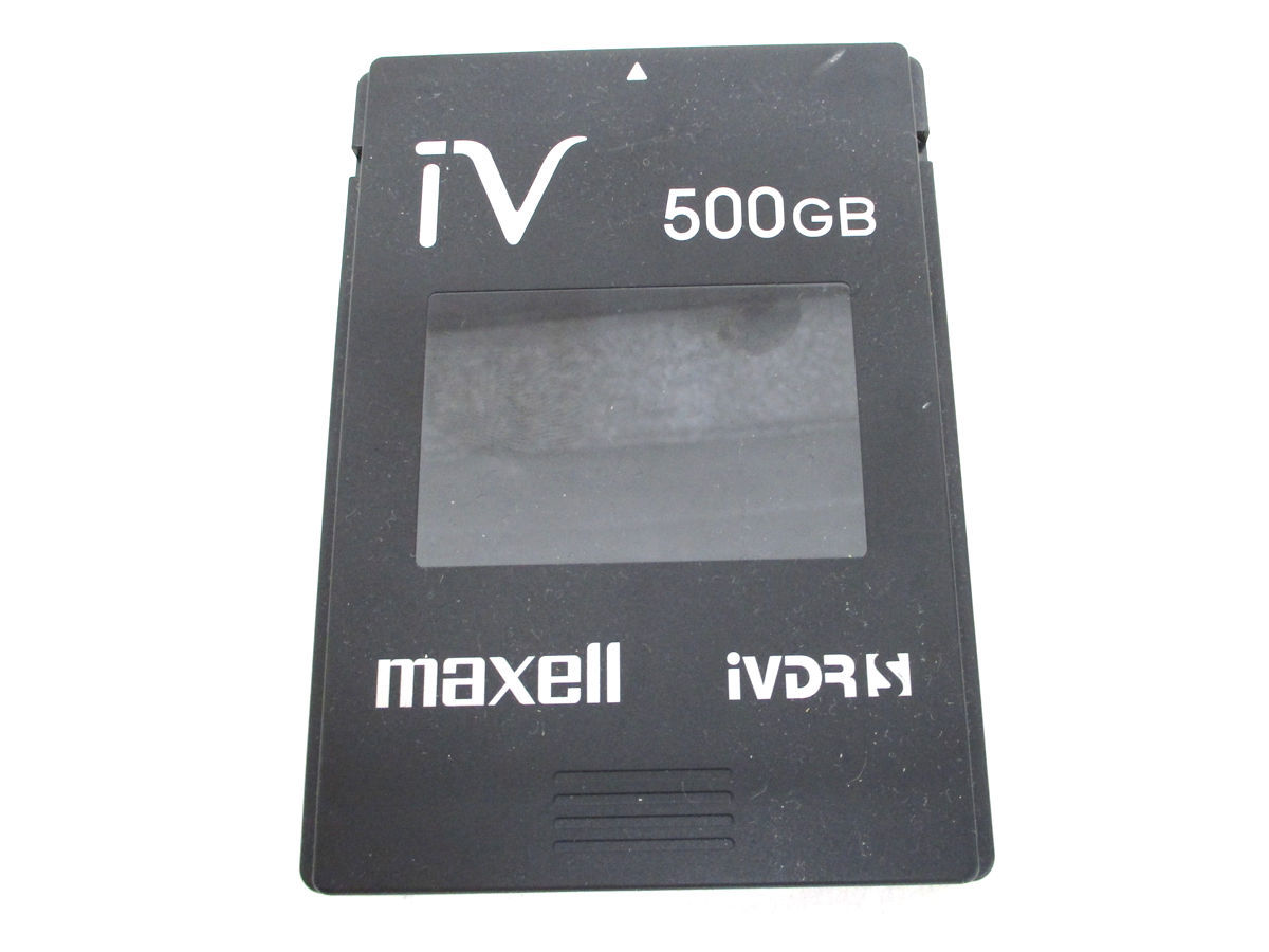 【大黒屋】マクセル maxell リムーバブル・ハードディスク ☆ iVDR-S規格対応 500G ☆ M-VDRS500G.E ☆ 中古・未動作確認_画像1