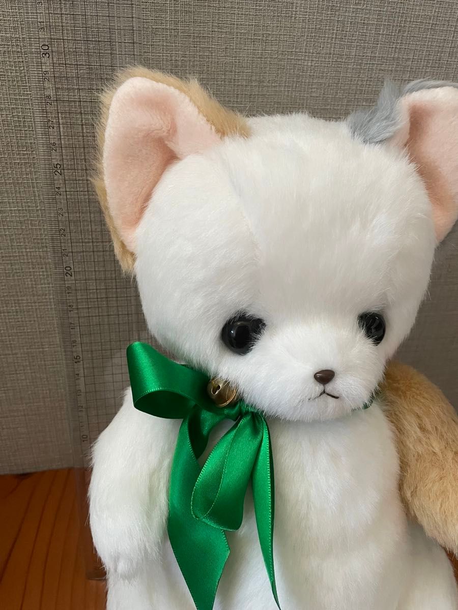 人気ぬいぐるみ作家　ユヅチヨ様作品　 ハンドメイド ぬいぐるみ ねこ テディベア