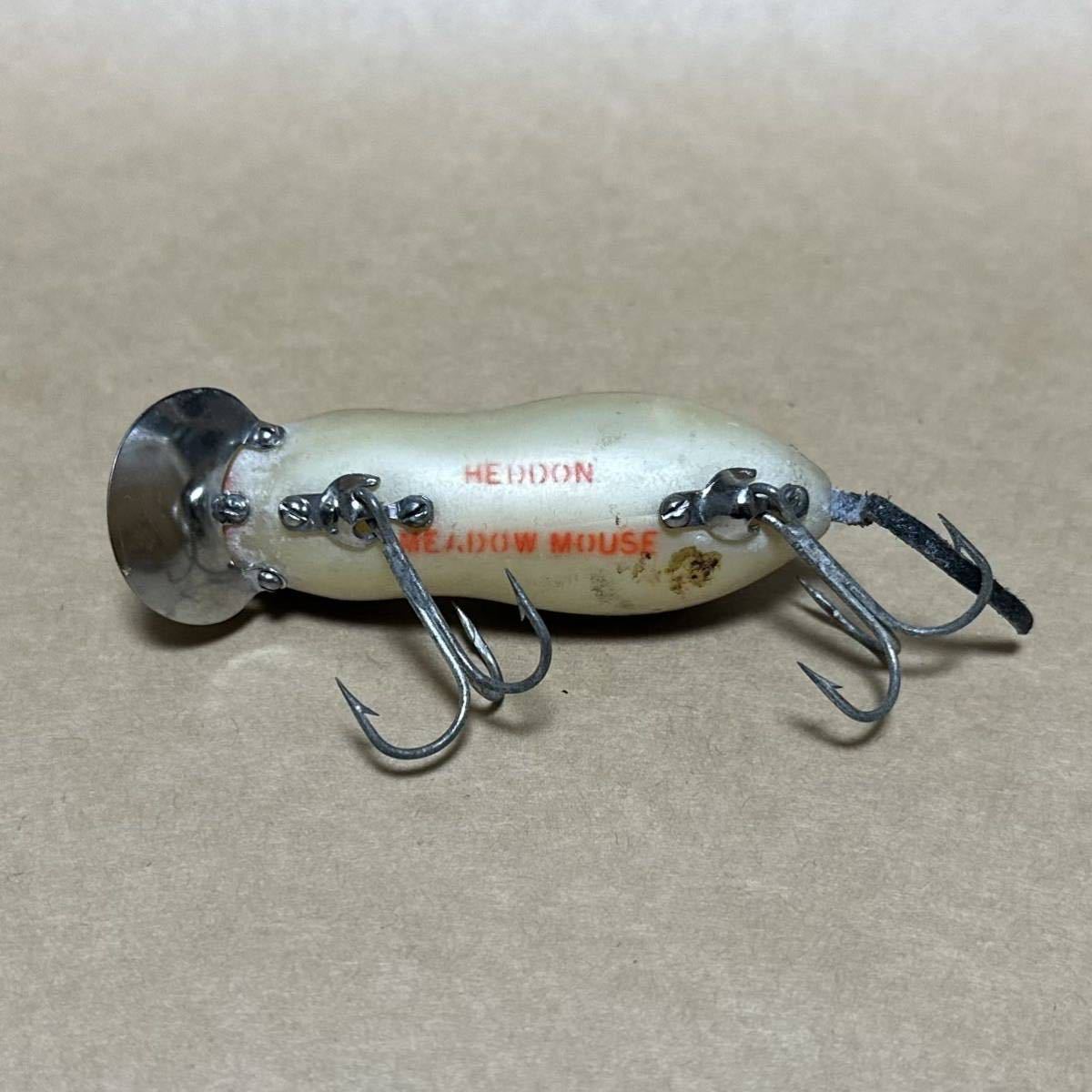 old heddon meadow mouse オールド ヘドン メドウマウス /zara spook lucky13 fenwickフェンウィック abuアブ2500C 5000 balsaバルサ50umco_画像4