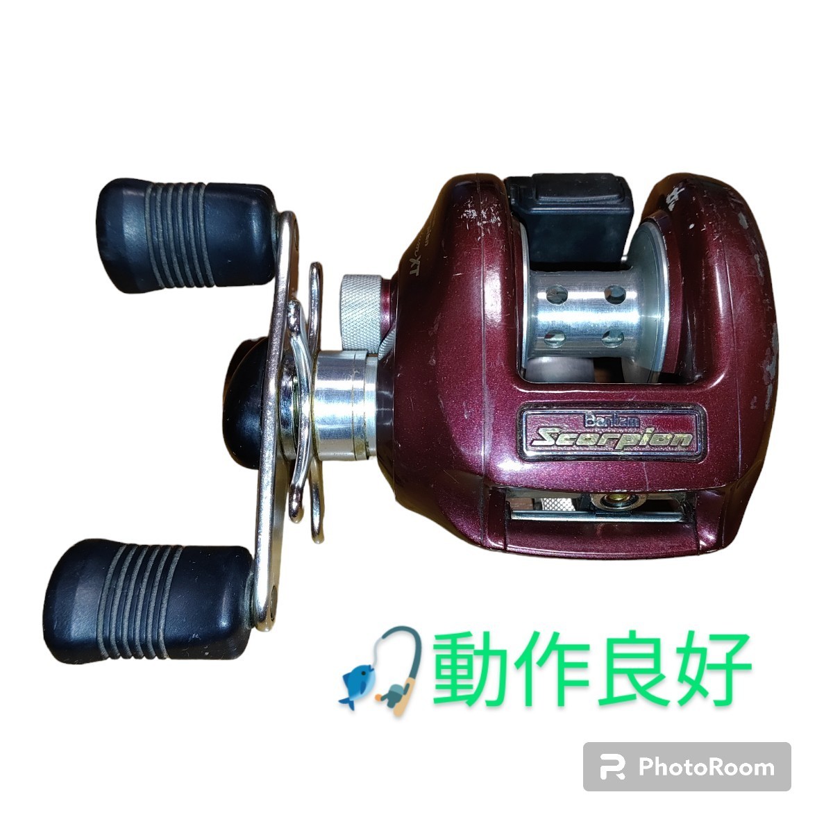 【動作良好・送料無料】シマノ/SHIMANO　バンタム　スコーピオン　メタニウムXT　赤メタ　リール