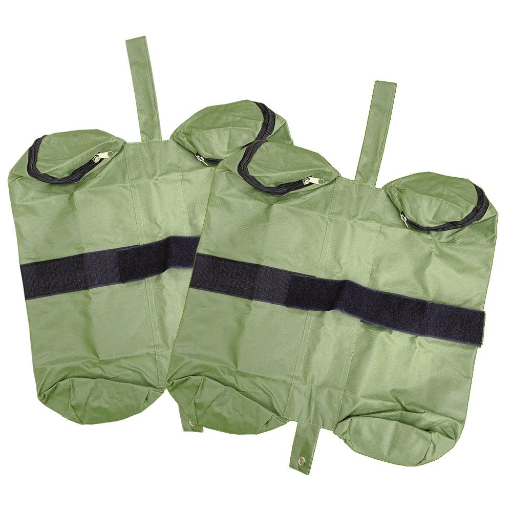 ウェイトバッグ 2枚セット 固定用砂袋 テント タープ固定用 のぼり旗の重し袋 オックスフォード布 丈夫 ファスナー TRK4211S2_画像6