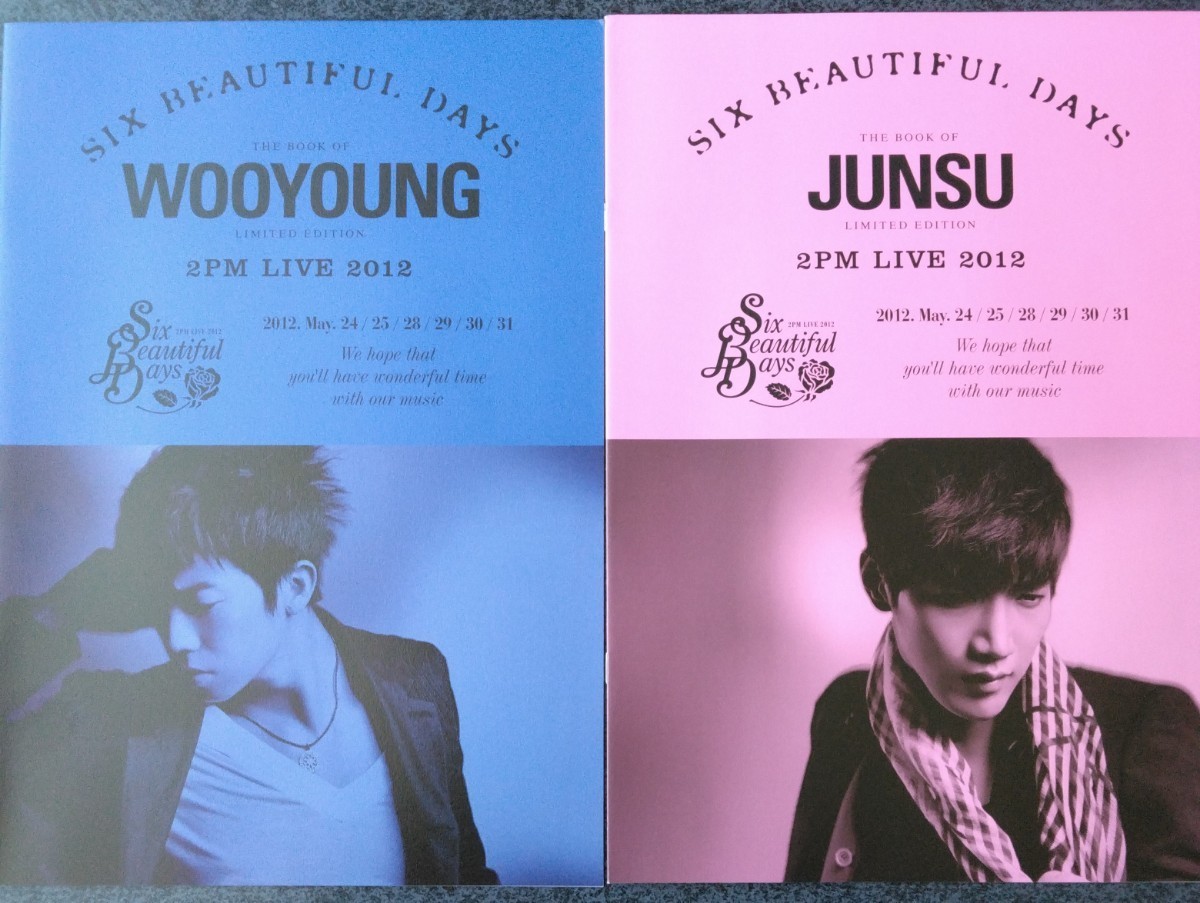 2PM Six Beautiful Days パンフレット レア美品】2PM LIVE 2012『Six Beautiful Days』公式